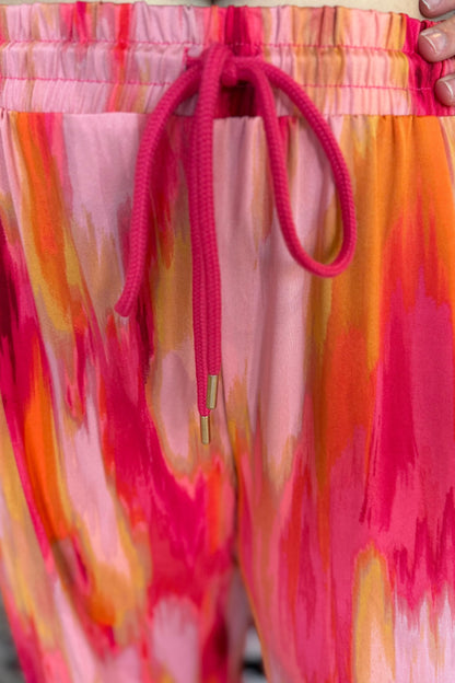 Wide Leg Printed Pant BOTTOMS ZAC &amp; RACHEL 