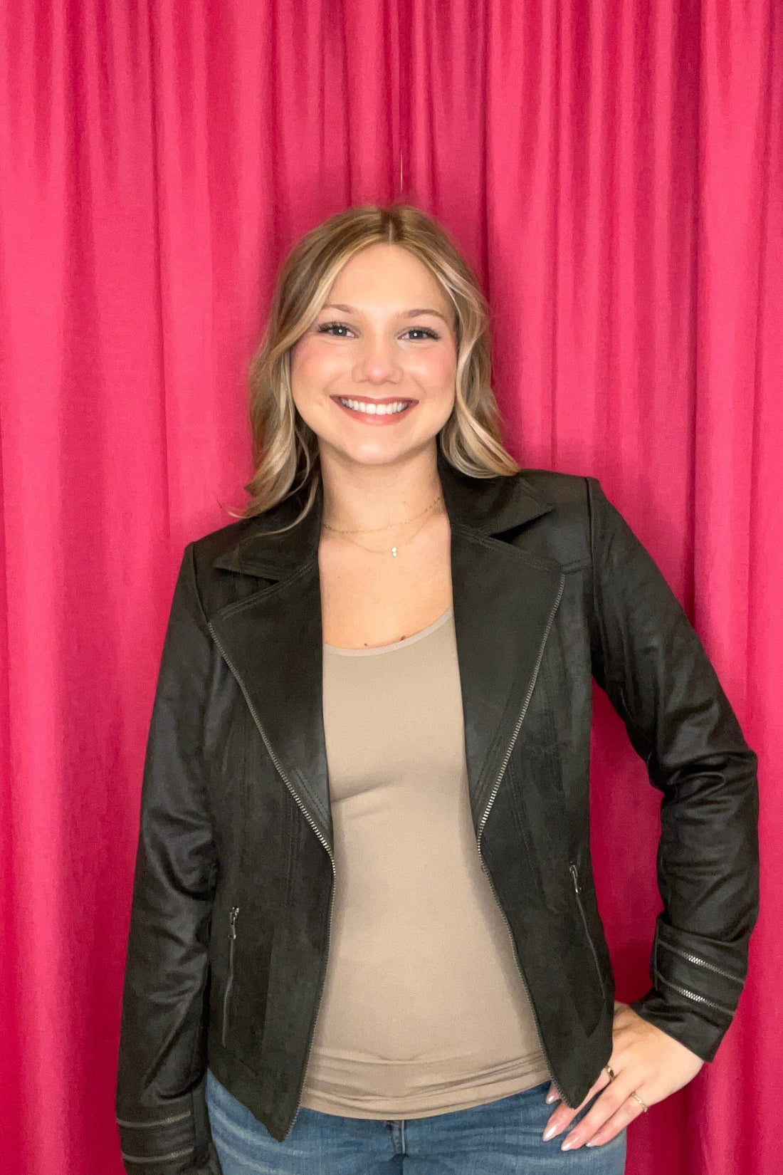 Vintage Faux Suede Jacket OUTFIT COMPLETER CHARLIEB