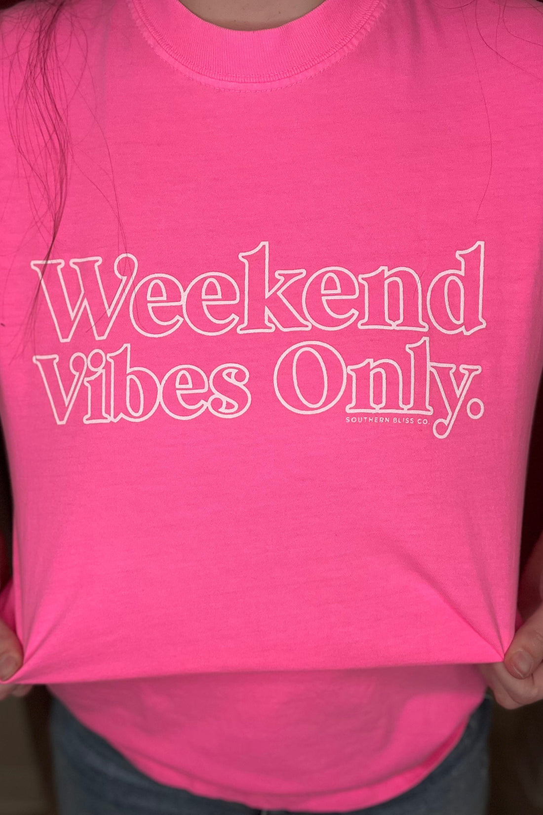 Weekend Vibes T-Shirt MISSY BASIC KNIT K Lane&