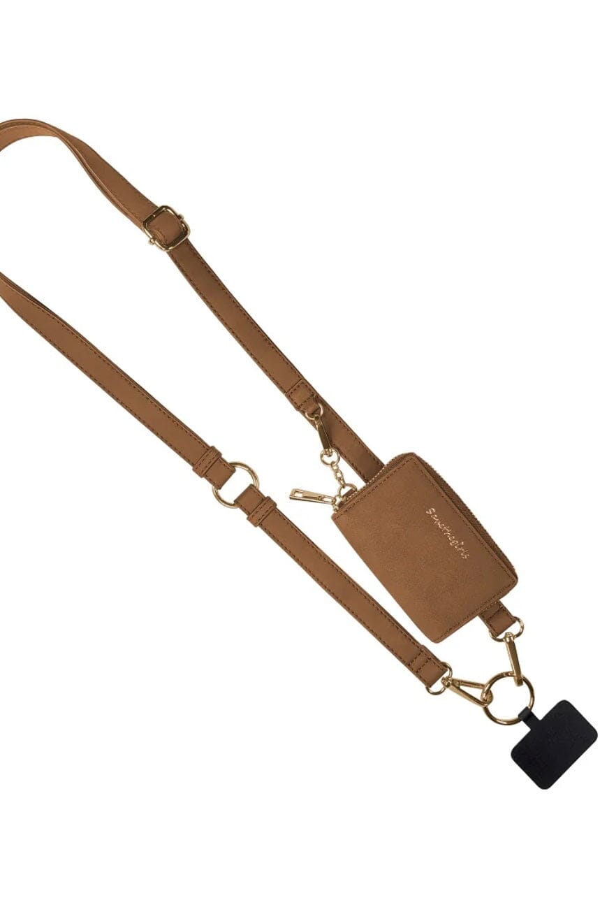Clip &amp; Go with Pouch Vegan Leather GIFT/OTHER SAVE THE GIRLS BROWN 