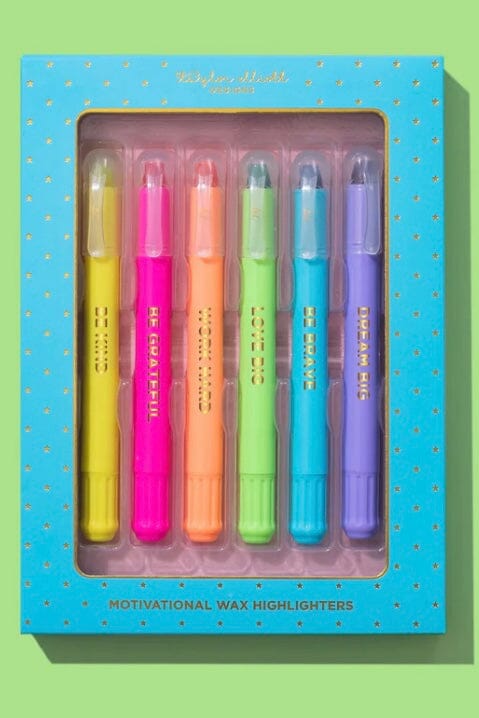 Motivational Wax Highlighter Set GIFT/OTHER TAYLOR ELLIOTT DESIGNS 