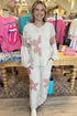 Long Sleeve Patchwork Textured Top JRTOP CASUAL TOP DAVI&DANI 
