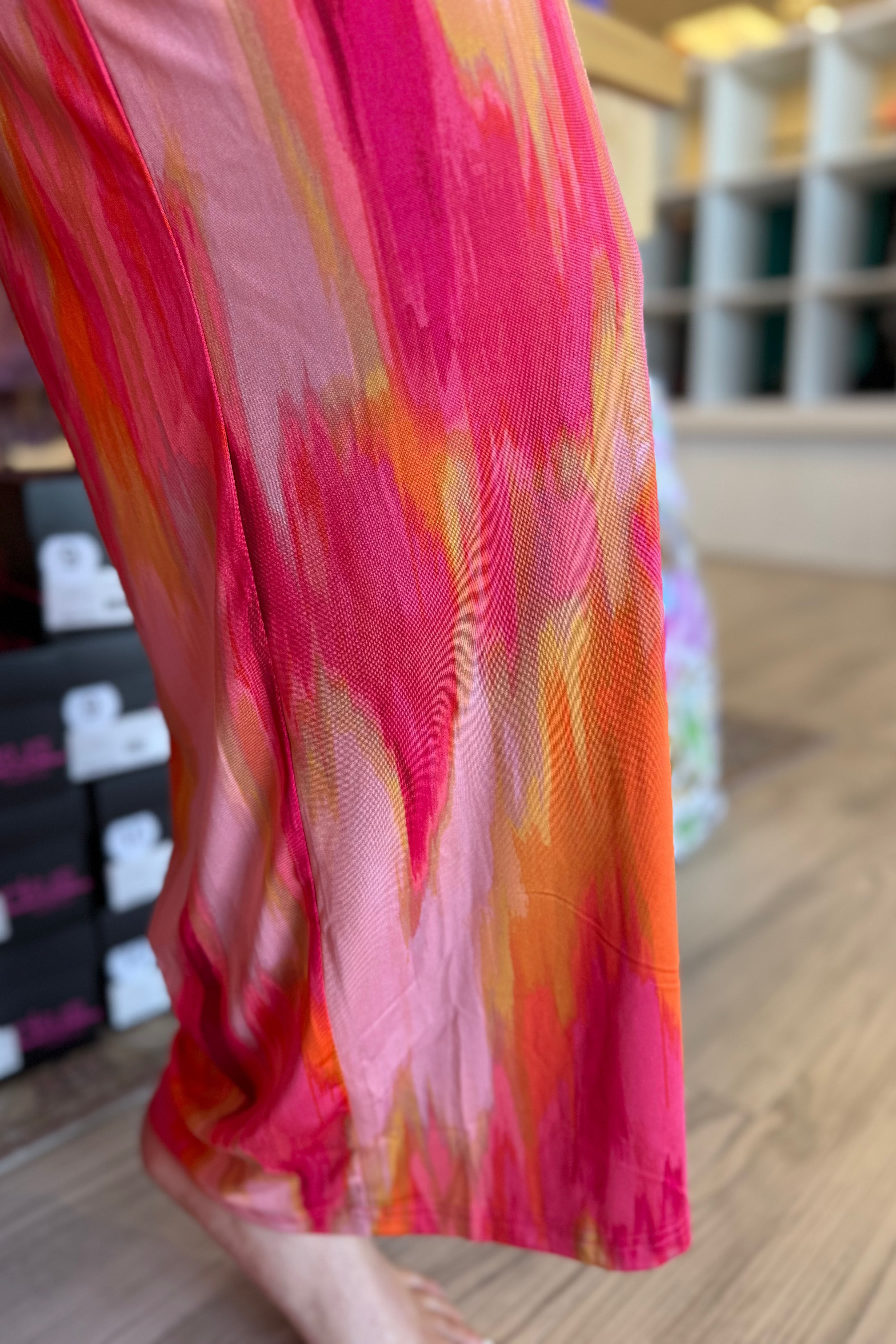 Wide Leg Printed Pant BOTTOMS ZAC &amp; RACHEL 
