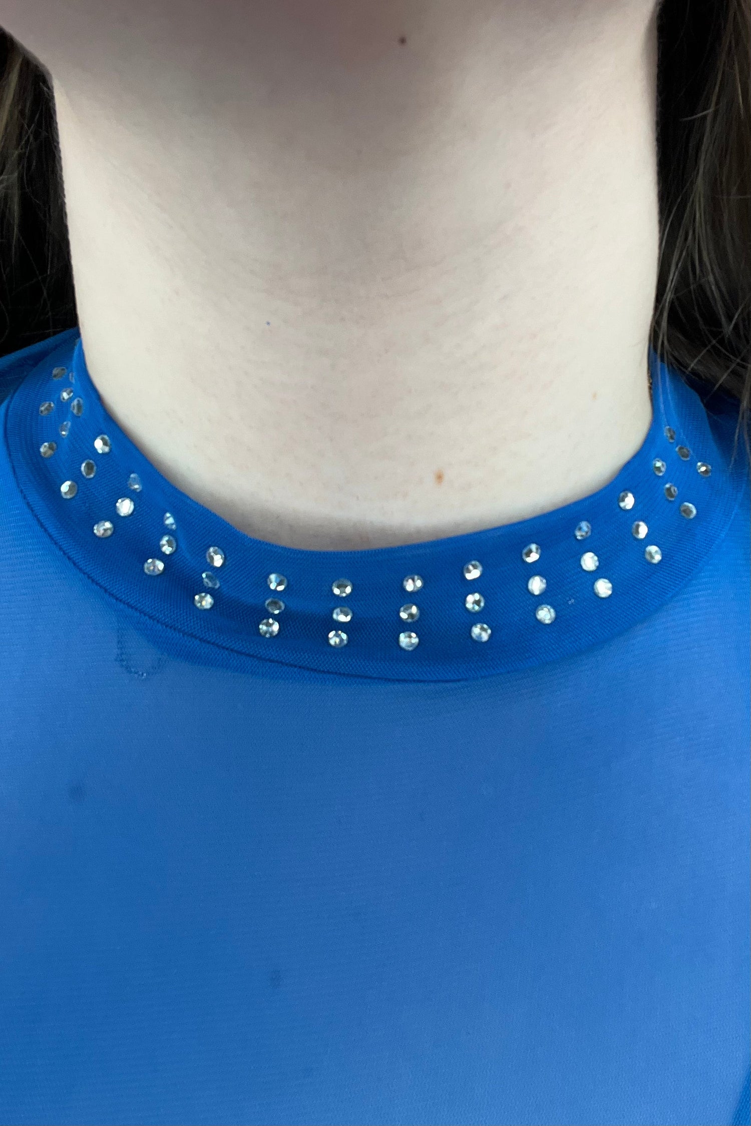 Sapphire in the Ocean Mesh MISSY BASIC KNIT STERLINGKREEK 