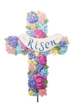 Risen Floral Cross GIFT/OTHER ROUNDTOP 