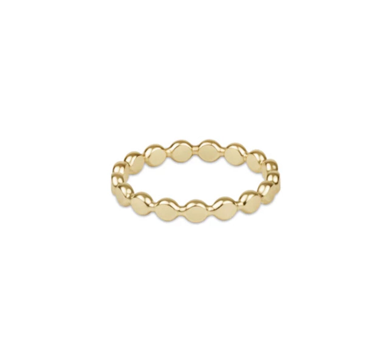 Enewton Classic Gold 2.5mm Beaded Disc Ring JEWELRY ENEWTON 