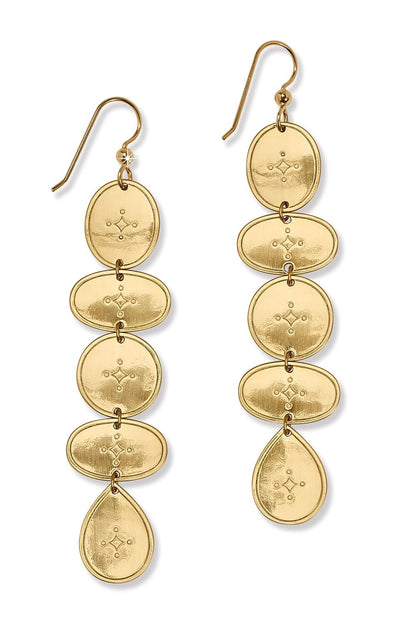 Palm Canyon Gold Earrings BJEWELRY Brighton Collectables 