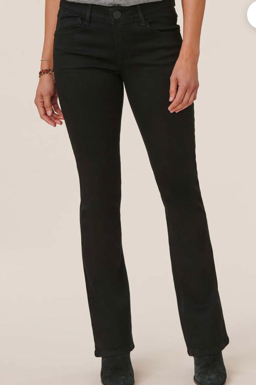 "Ab"solution® Itty Bitty Bootcut Black Jeans BOTTOMS DEMOCRACY