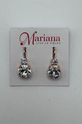 Lovable Double Stone Leverback Earrings in "On A Clear Day" BETTERBRANDJEWELRY Mariana 