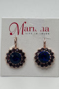 Extra Luxurious Rosette Leverback Earrings in "Happy Hour"- Rose Gold BETTERBRANDJEWELRY MICHALSMARIANA 