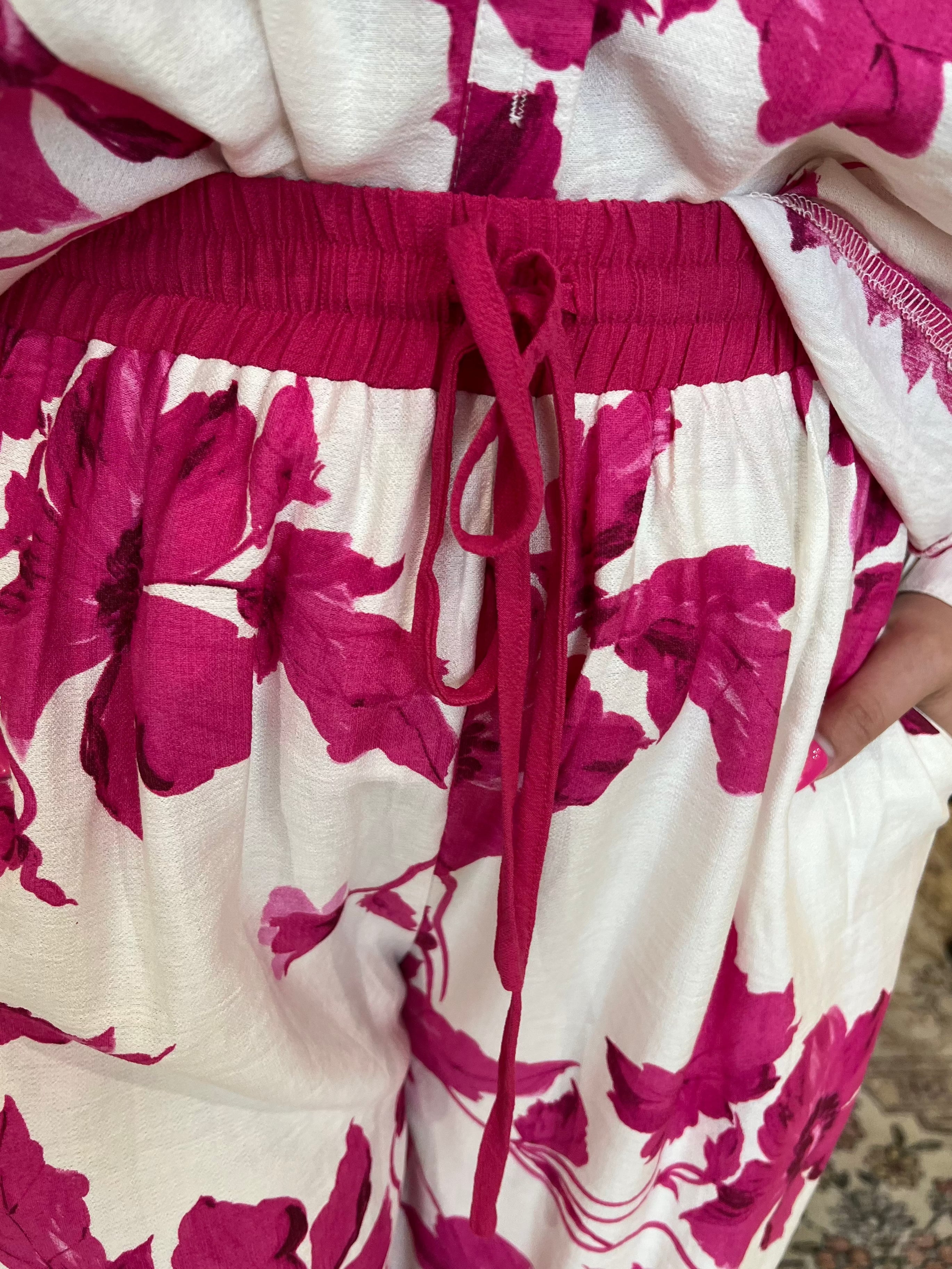 Flowy Printed Pant BOTTOMS GLAM 