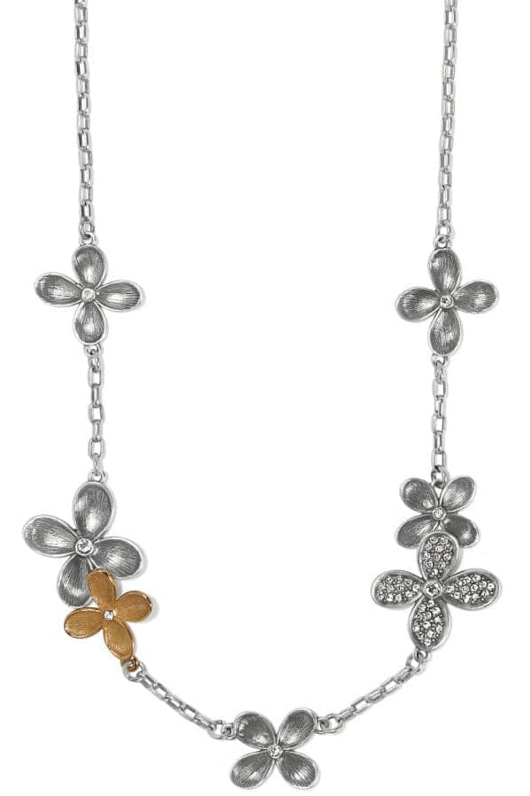 Everbloom Petals Two-Tone Necklace BJEWELRY Brighton Collectables