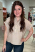 3/4 Button Down Short Sleeve Top MISSY TOP SPECIAL ZAC & RACHEL 