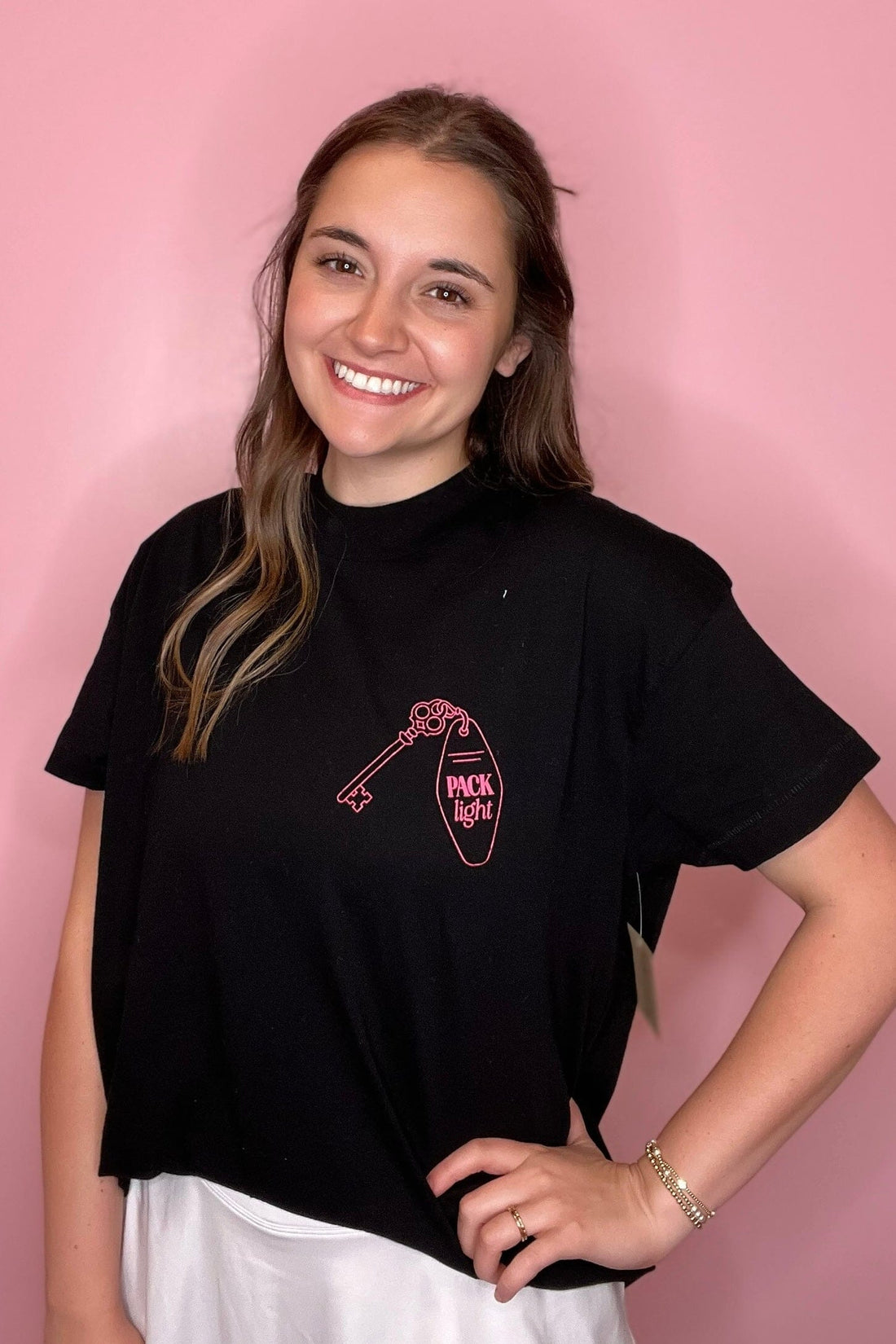 Leave Your Baggage At Home T-Shirt MISSY BASIC KNIT K Lane&