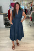 Sleeveless Dress with Zipper/Smocked Waist DRESS ENTRO 