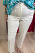Slim Ankle Pant BOTTOMS ZAC & RACHEL IVORY 6 