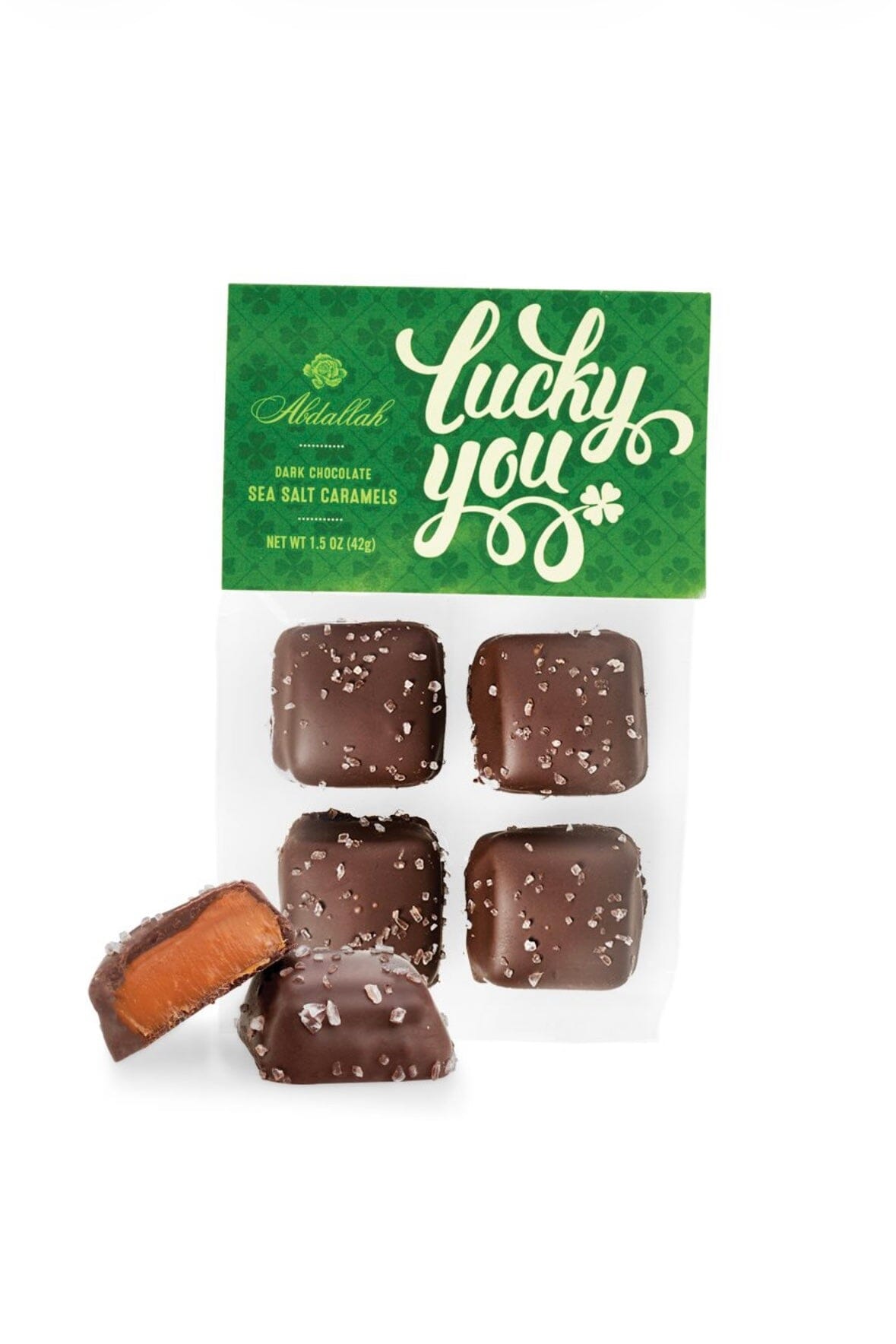 1.5oz Lucky You Dark Sea Salt Caramels GIFT/OTHER ABDALLAH 
