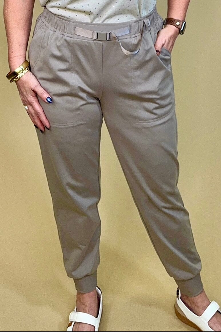Pull On Jogger w/Belt BOTTOMS ZAC &amp; RACHEL 