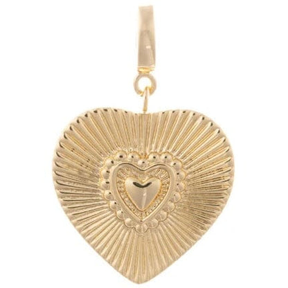 Luxe Charm Bar - Icons/Lifestyle JEWELRY MICHELLE MCDOWELL HEART SUNBURSTHEART 