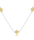 Enewton 17" Chocker Simplicity Chain Sterling Mixed Metal -Signature Cross Gold JEWELRY ENEWTON 