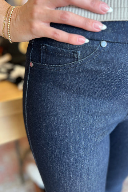 Audrey Pull-On Glitz Shine Skinny Jeans BOTTOMS TRIBAL 