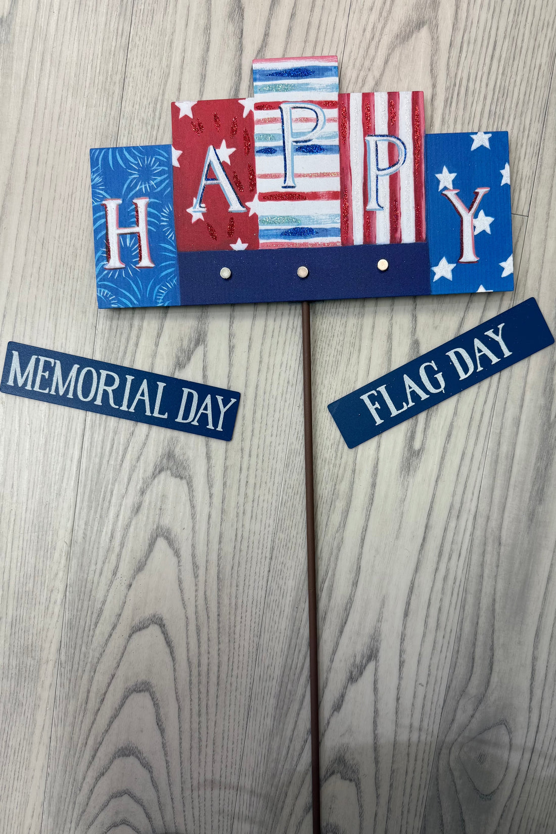 Patriotic Changeable Happy Board GIFT/OTHER ROUNDTOP 