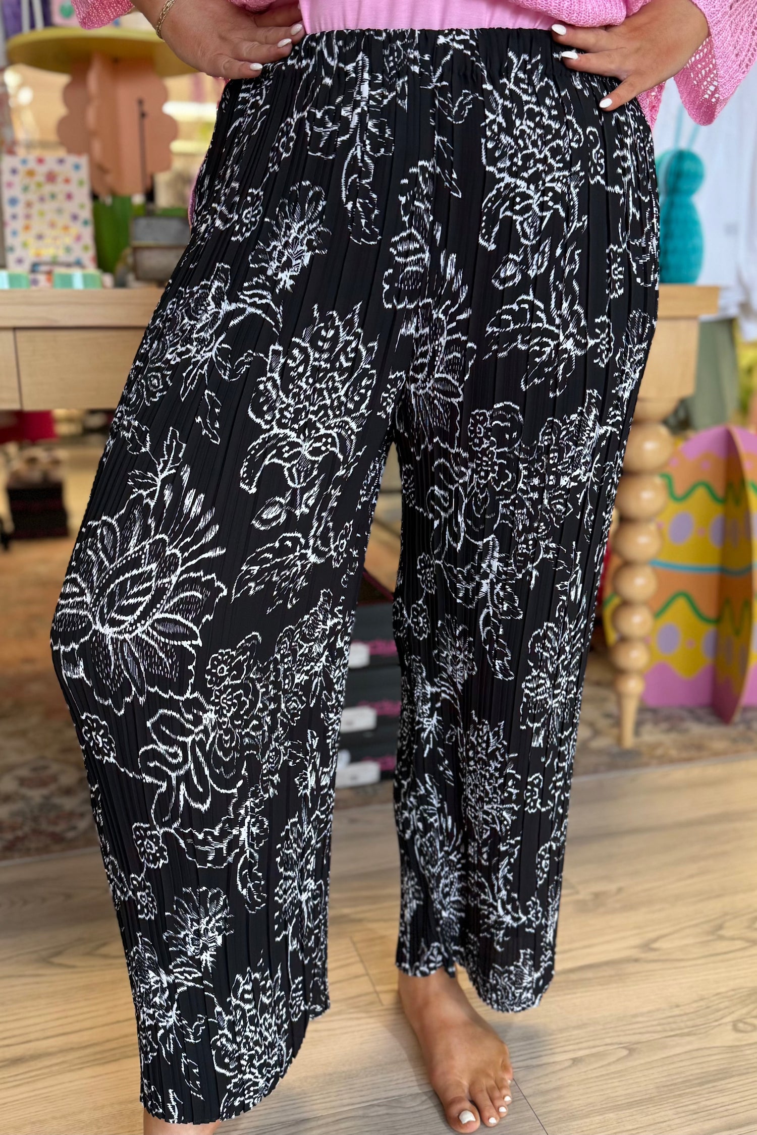 Printed Patio Pant BOTTOMS KEREN HART 
