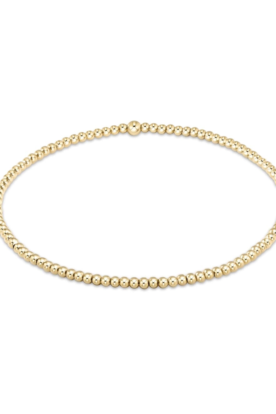 Extended Classic Gold Bead 2mm JEWELRY ENEWTON 