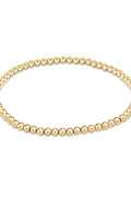 Extended Classic Gold 3mm Bead Bracelet JEWELRY ENEWTON 