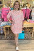 Short SLeeve Floral Sequins Dress DRESS DAVI&DANI 