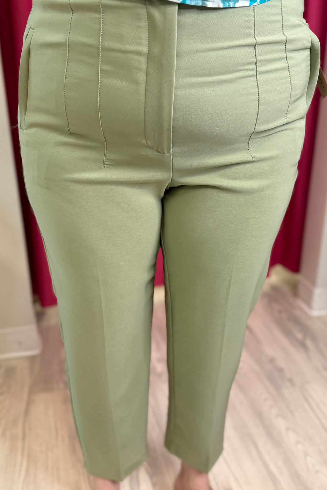 Slim Ankle Pant BOTTOMS ZAC &amp; RACHEL OAHUOLIVE 6 