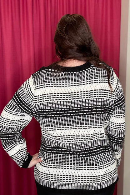Long Sleeve Knit Sweater SWEATER SOUTHERN LADY 