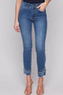 Frayed Hem Denim Pants BOTTOMS Charlie B 