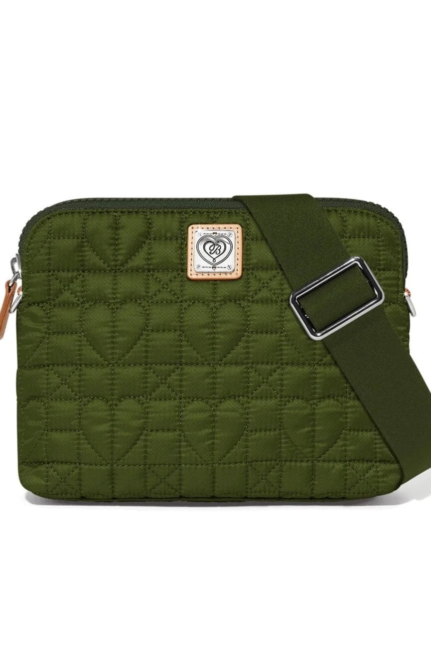 Army Green Alina Medium Cross Body Bag BHANDBAGS Brighton Collectables 