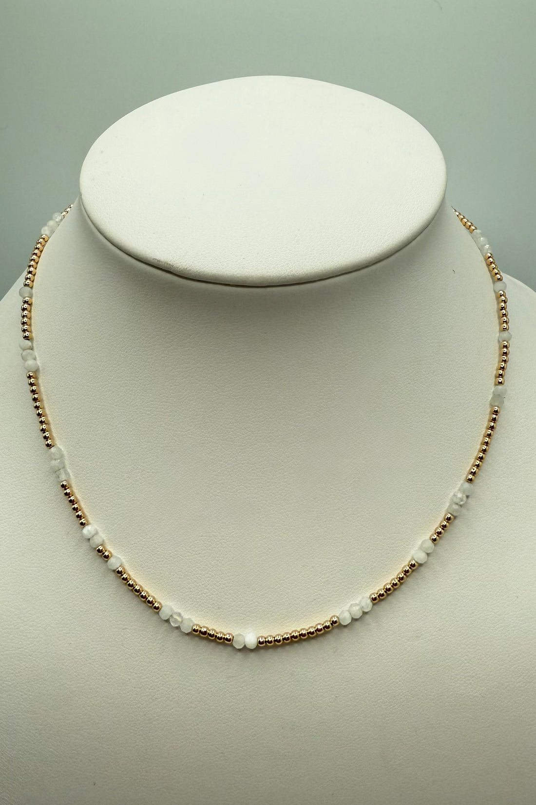 15" Choker Hope Unwritten Gemstone- Moonstone JEWELRY ENEWTON