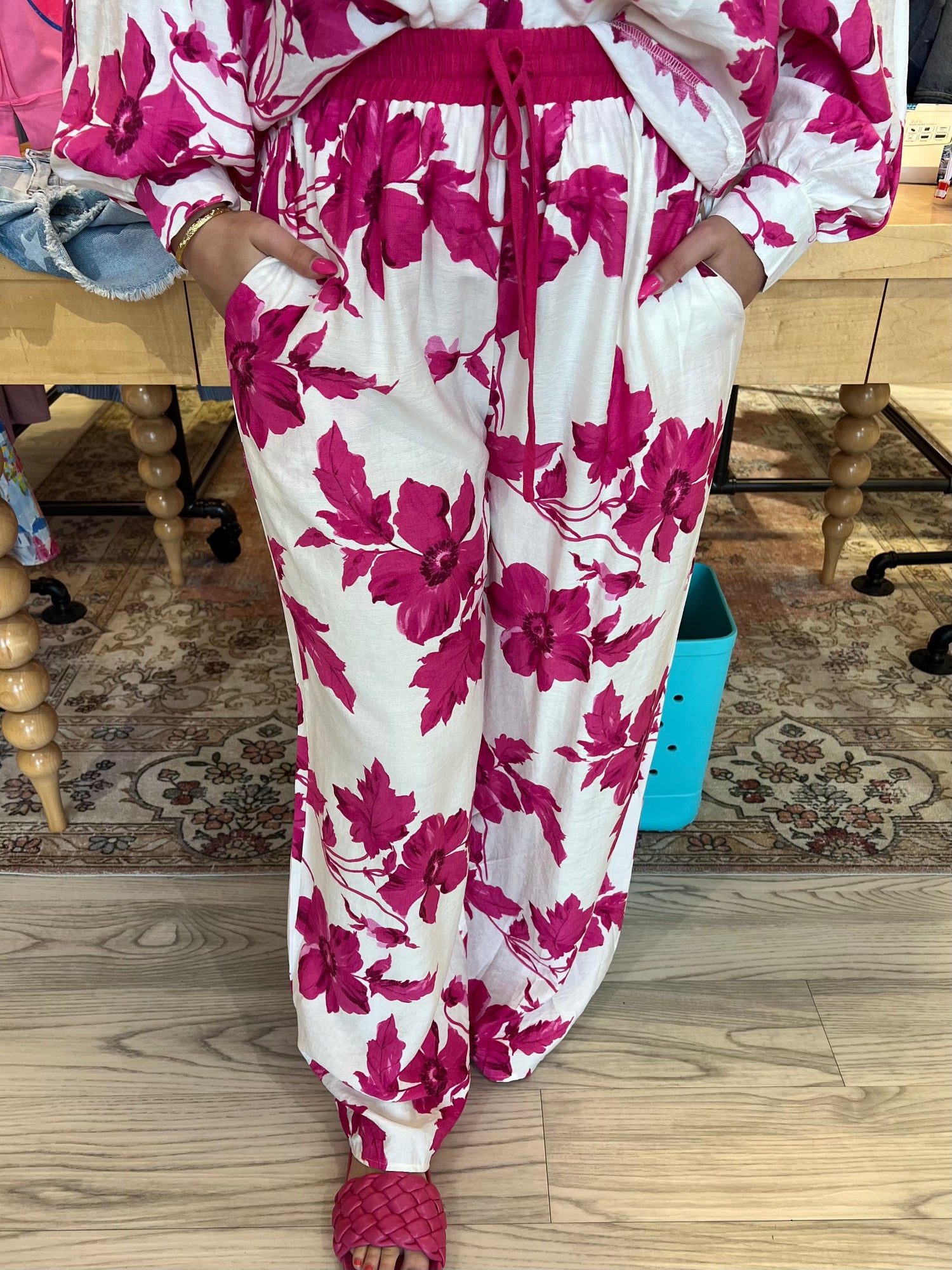 Flowy Printed Pant BOTTOMS GLAM 