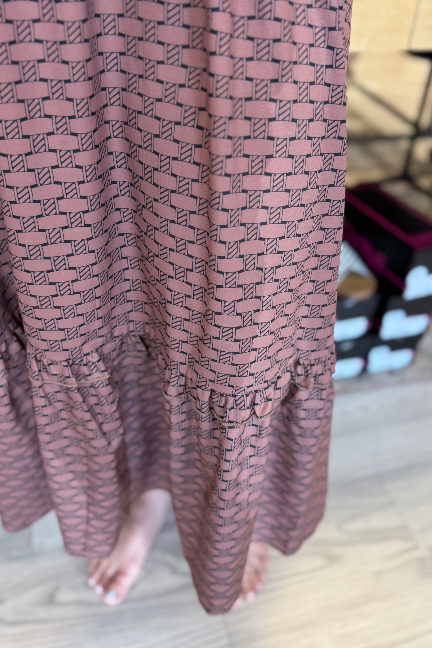 Sleeveless Smocked Dress DRESS STERLINGKREEK 