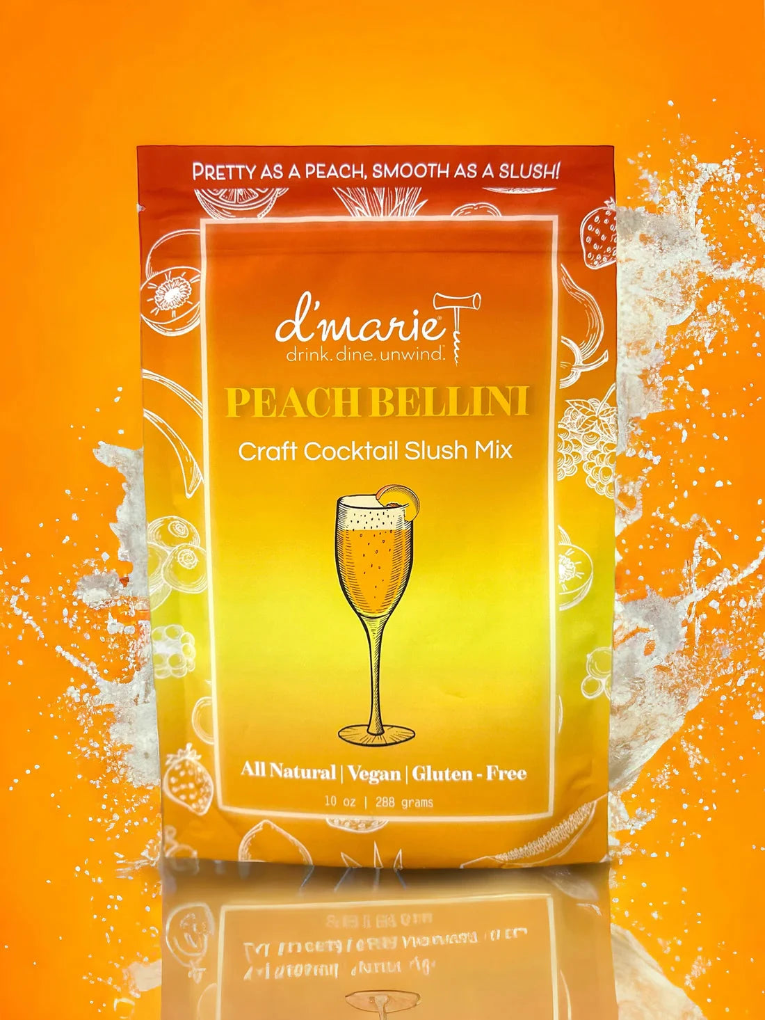 Peach Bellini Cocktail Slush Mix GIFT/OTHER D&