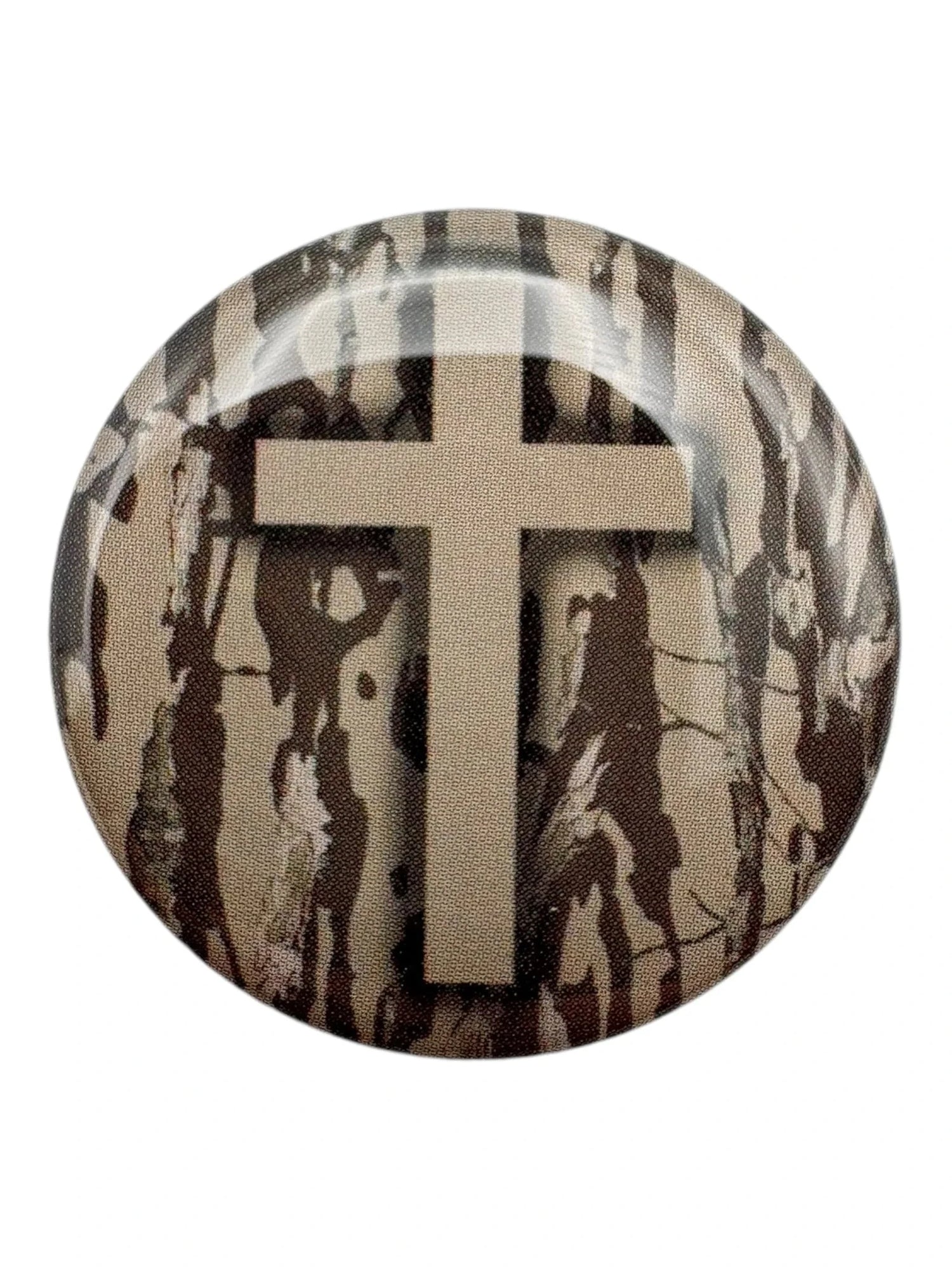 Tree Bark Camo Cross Tap To Pray Sticker GIFT/OTHER VERSIBLE 