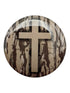 Tree Bark Camo Cross Tap To Pray Sticker GIFT/OTHER VERSIBLE 