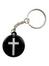 Black Cross Tap To Pray Keychain GIFT/OTHER VERSIBLE 
