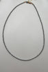 15" Chocker Silver Faceted Hematite 2mm Beaded Necklace JEWELRY ENEWTON 