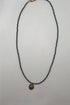 17" Chocker Faceted Hematite 2mm Inspire Gold Charm Beaded Necklace JEWELRY ENEWTON 
