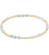 Gemstone Gold Joy Pattern 3mm Bead Bracelet-Hot Mess JEWELRY ENEWTON 