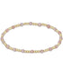 Gemstone Gold Sincerity Pattern 3mm Bead Bracelet-Pink Opal JEWELRY ENEWTON 