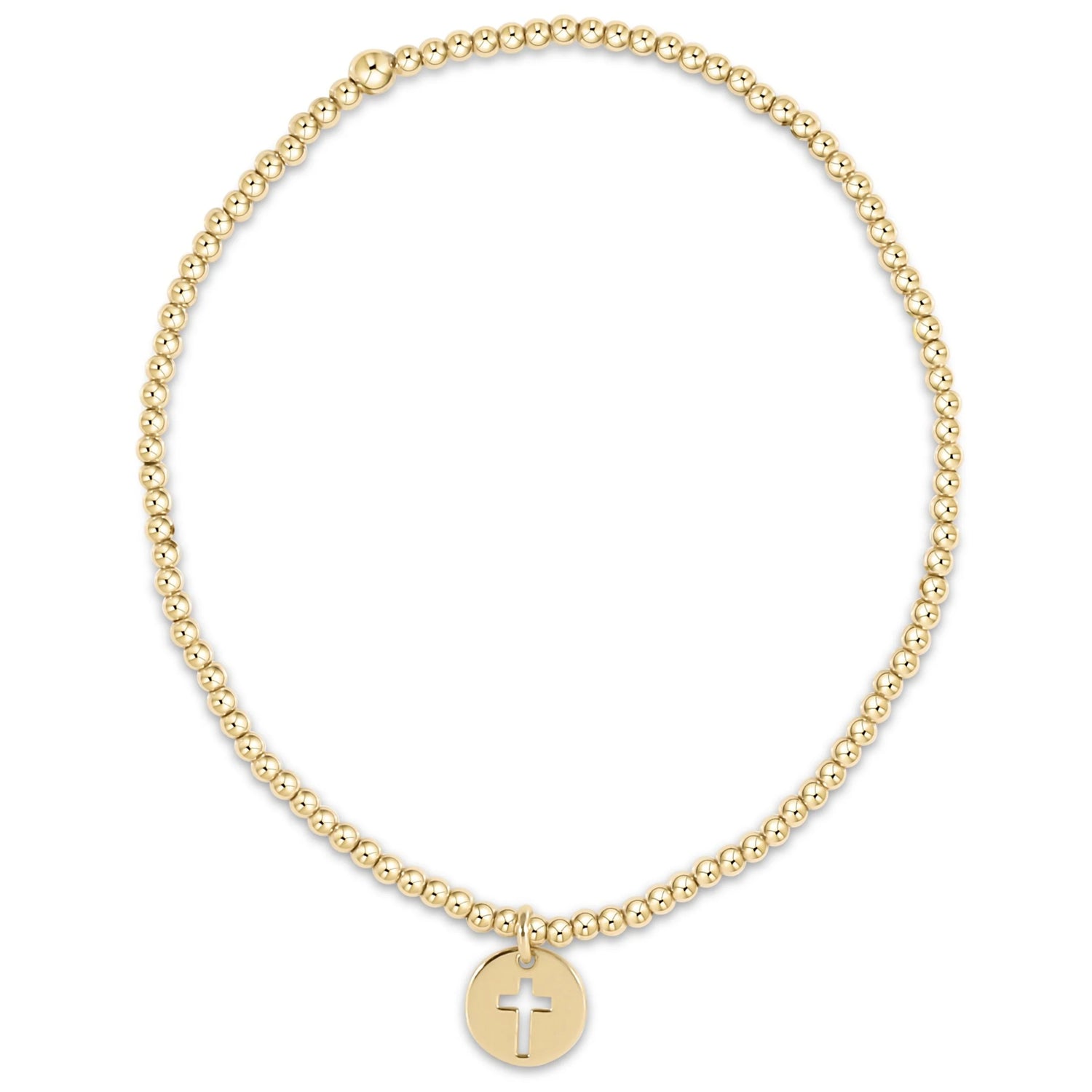Enewton Classic Gold 2mm Bracelet - Blessed Small Gold Disc