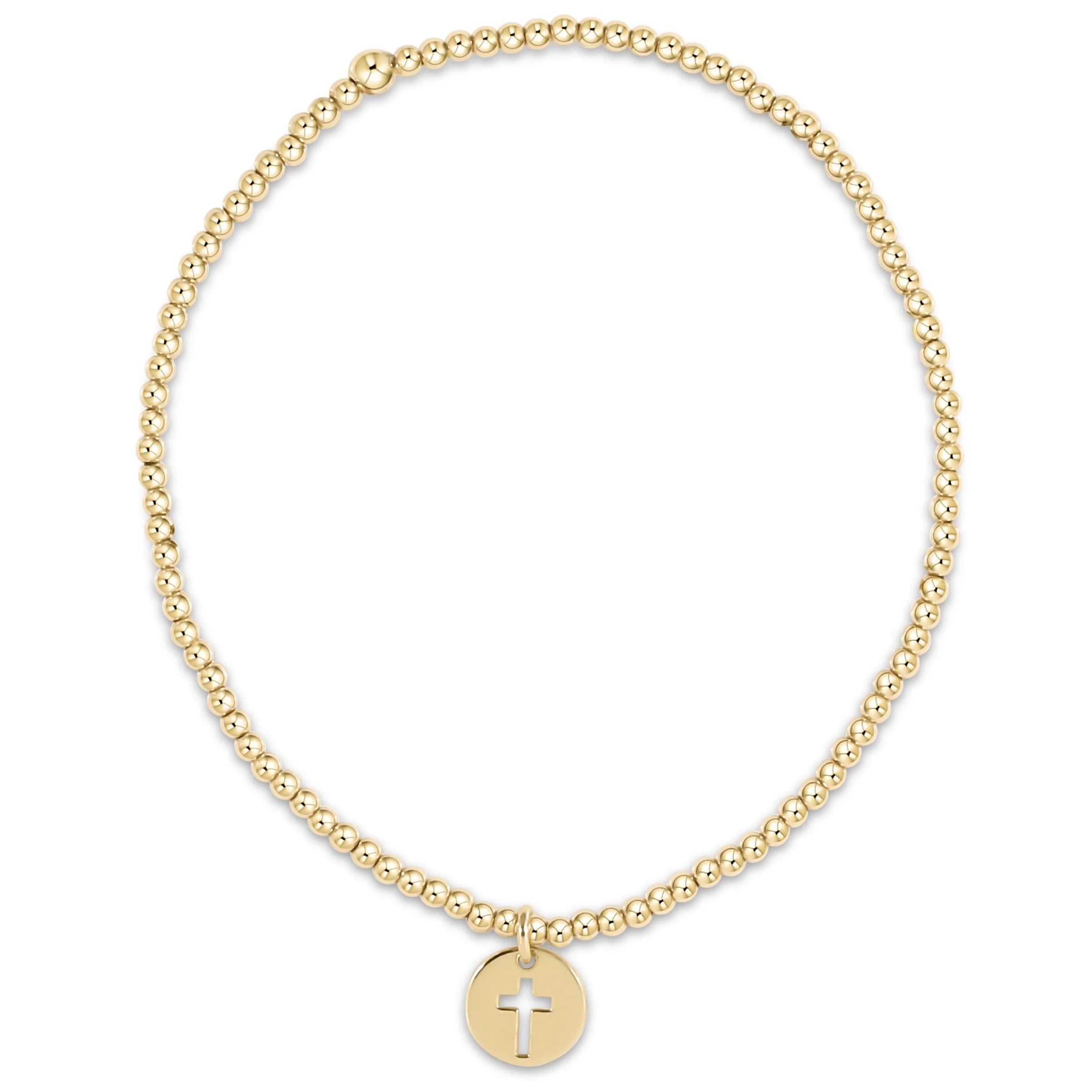 Enewton Classic Gold 2mm Bracelet - Blessed Small Gold Disc