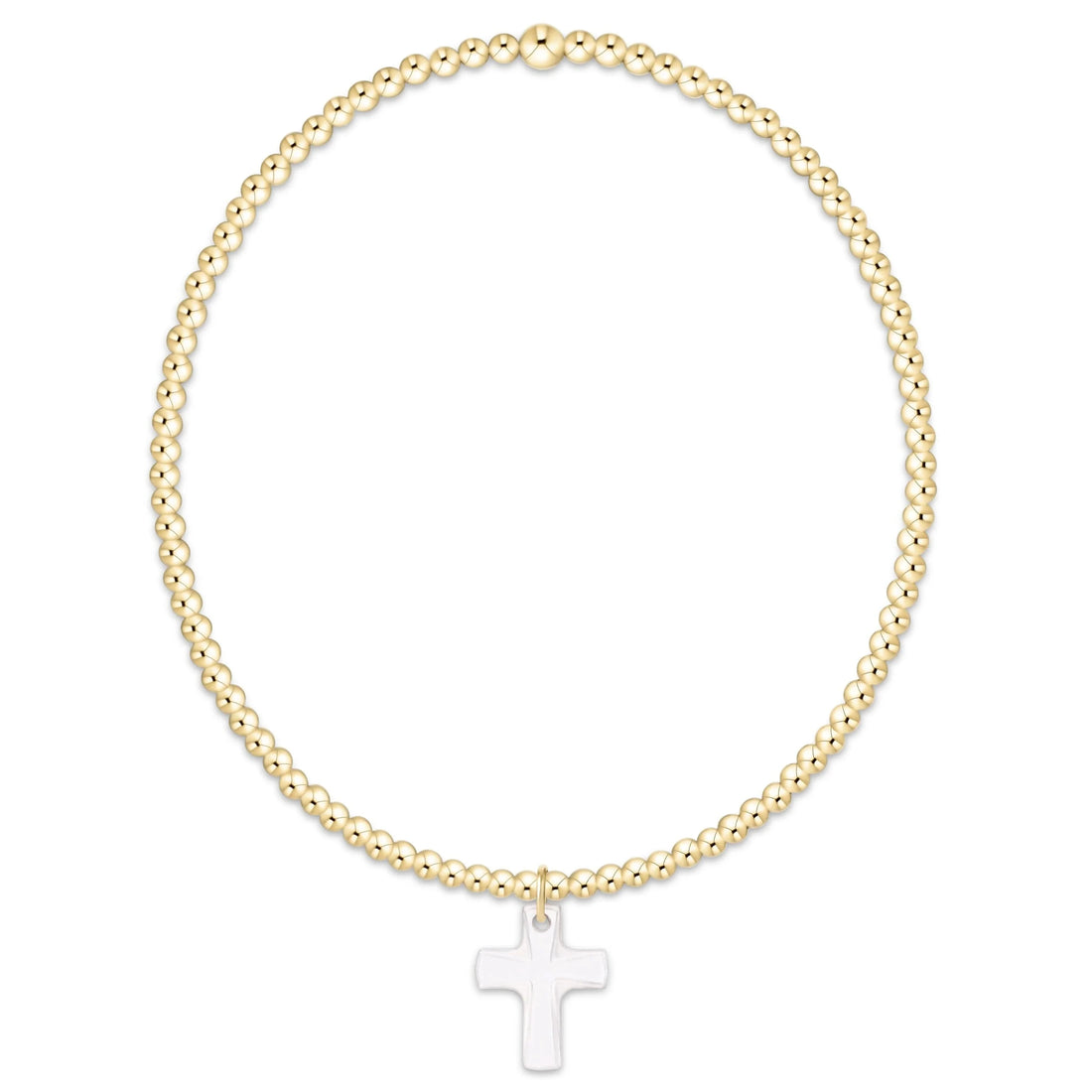 Enewton Classic Gold 2mm Bracelet - Blessed Crystal Charm JEWELRY ENEWTON 