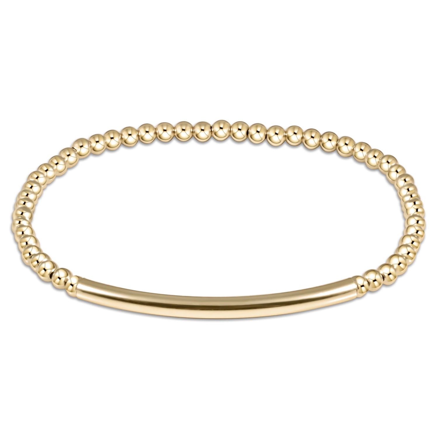 Enewton Bliss Bar Smooth Gold 3mm Bracelet