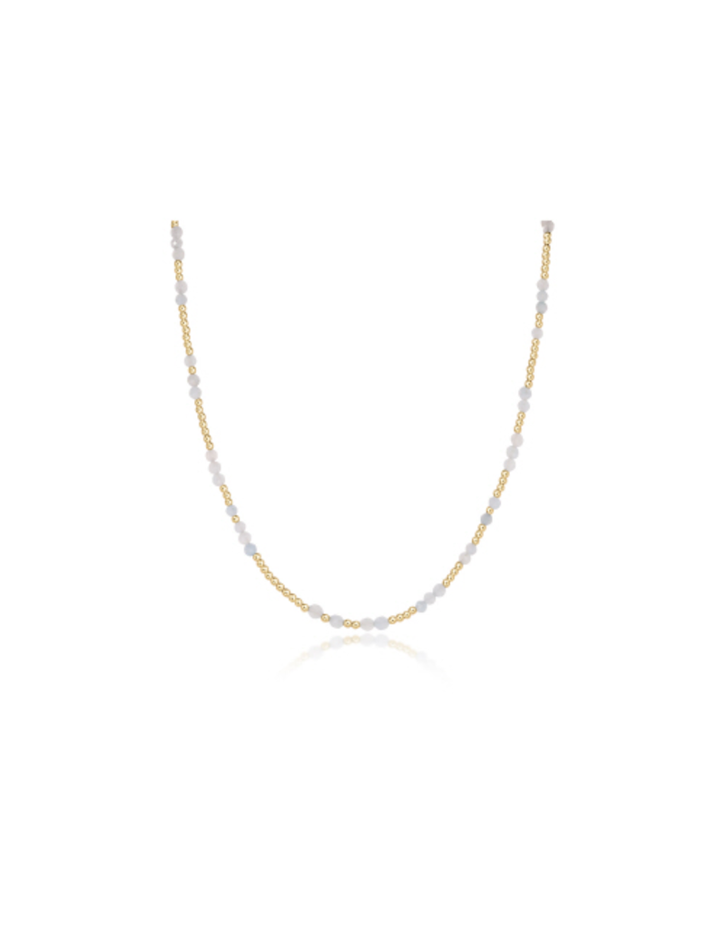 Enewton 15" Choker Hope Unwritten Gemstone- Aquamarine